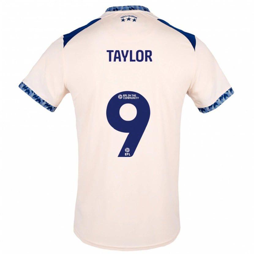 Danxen Kid Joe Taylor #9 Off White Navy Away Jersey 2025/26 T-Shirt