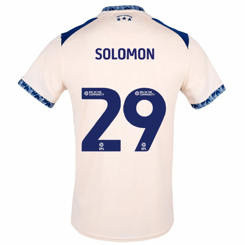 Danxen Kid Eko Solomon #29 Off White Navy Away Jersey 2025/26 T-Shirt