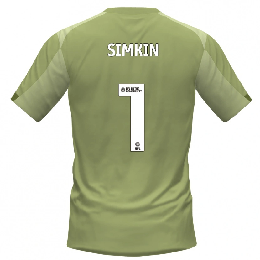 Danxen Kid Tommy Simkin #1 Sage Champagne Away Jersey 2025/26 T-Shirt