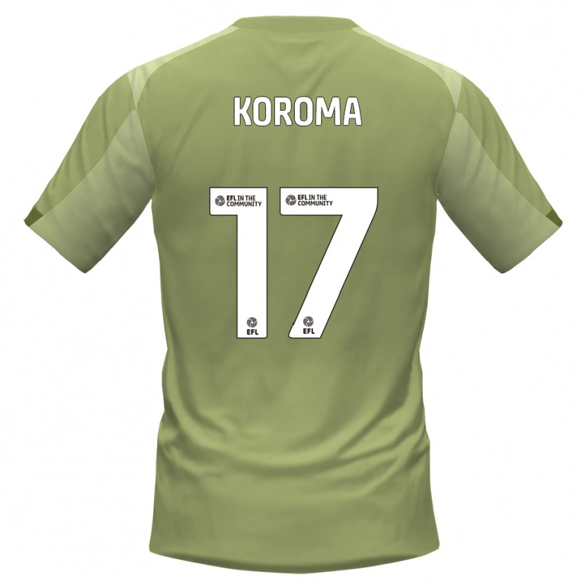 Danxen Kid Josh Koroma #17 Sage Champagne Away Jersey 2025/26 T-Shirt