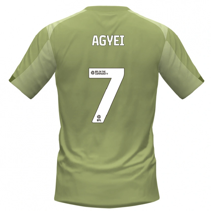Danxen Kid Dan Agyei #7 Sage Champagne Away Jersey 2025/26 T-Shirt