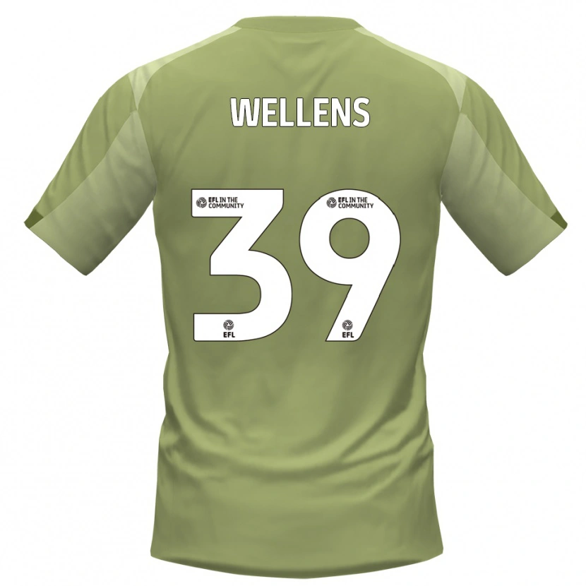 Danxen Kid Alfie Wellens #39 Sage Champagne Away Jersey 2025/26 T-Shirt