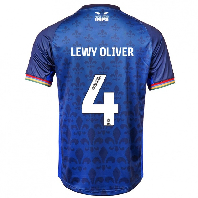 Danxen Kid Lewy Oliver #4 Blue Navy Away Jersey 2025/26 T-Shirt
