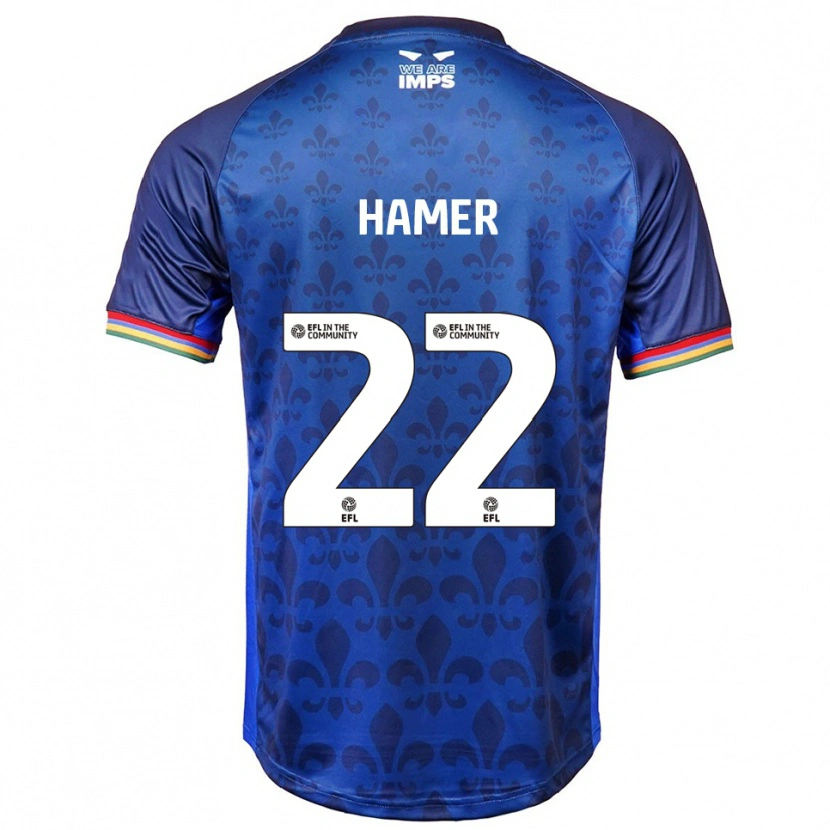 Danxen Kid Tom Hamer #22 Blue Navy Away Jersey 2025/26 T-Shirt