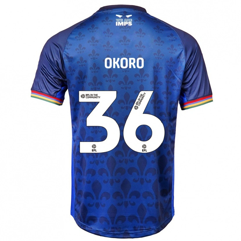 Danxen Kid Zane Okoro #36 Blue Navy Away Jersey 2025/26 T-Shirt