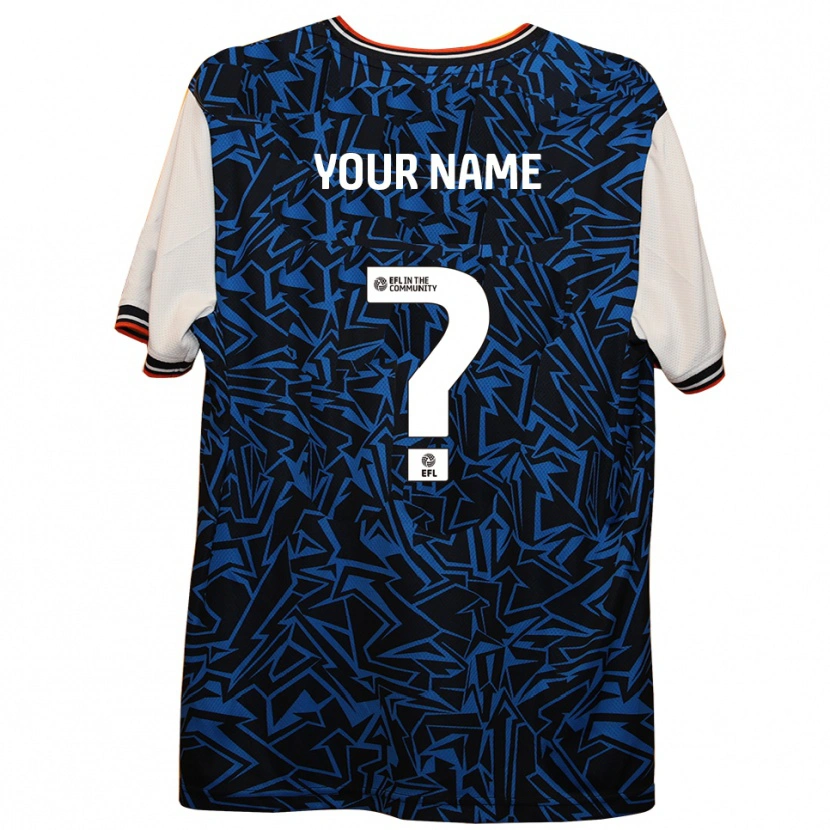Danxen Kid Your Name #0 Blue Black White Away Jersey 2025/26 T-Shirt