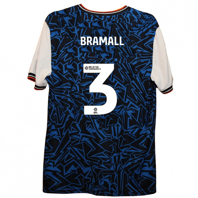 Danxen Kid Cohen Bramall #3 Blue Black White Away Jersey 2025/26 T-Shirt