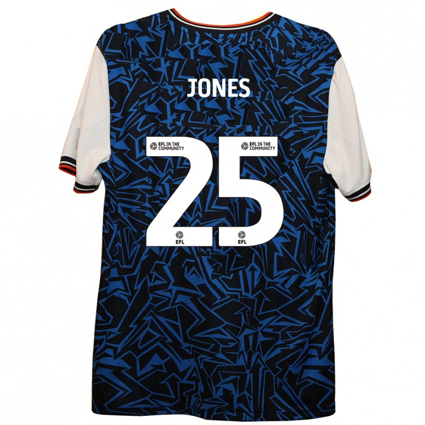Danxen Kid Isaiah Jones #25 Blue Black White Away Jersey 2025/26 T-Shirt
