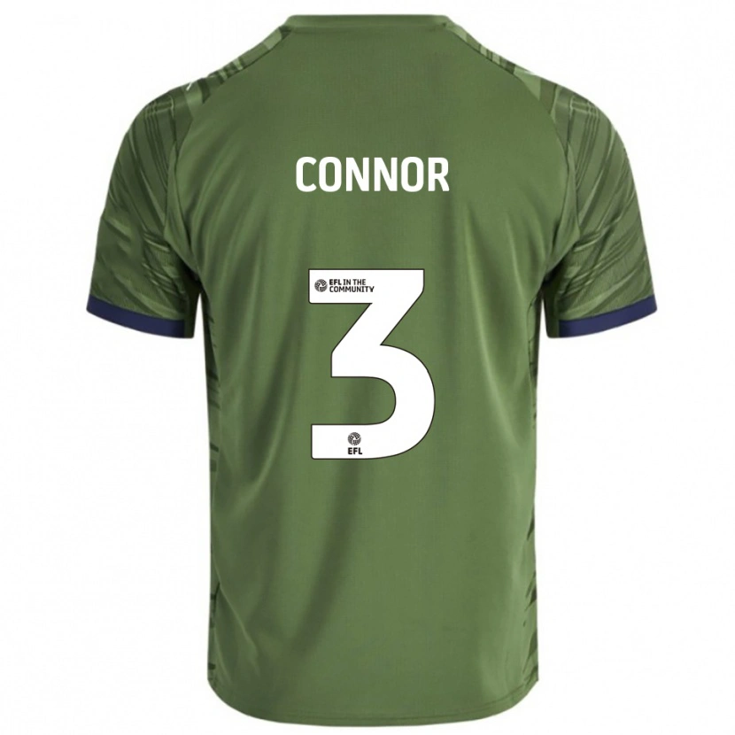 Danxen Kid Niamh Connor #3 Green White Away Jersey 2025/26 T-Shirt