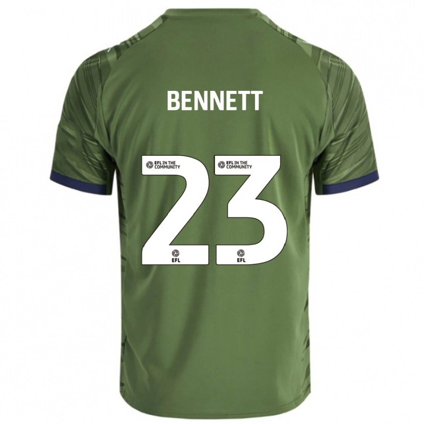 Danxen Kid Renai Bennett #23 Green White Away Jersey 2025/26 T-Shirt