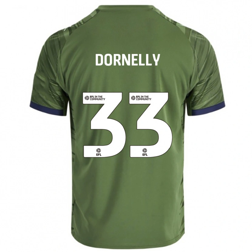 Danxen Kid James Dornelly #33 Green White Away Jersey 2025/26 T-Shirt