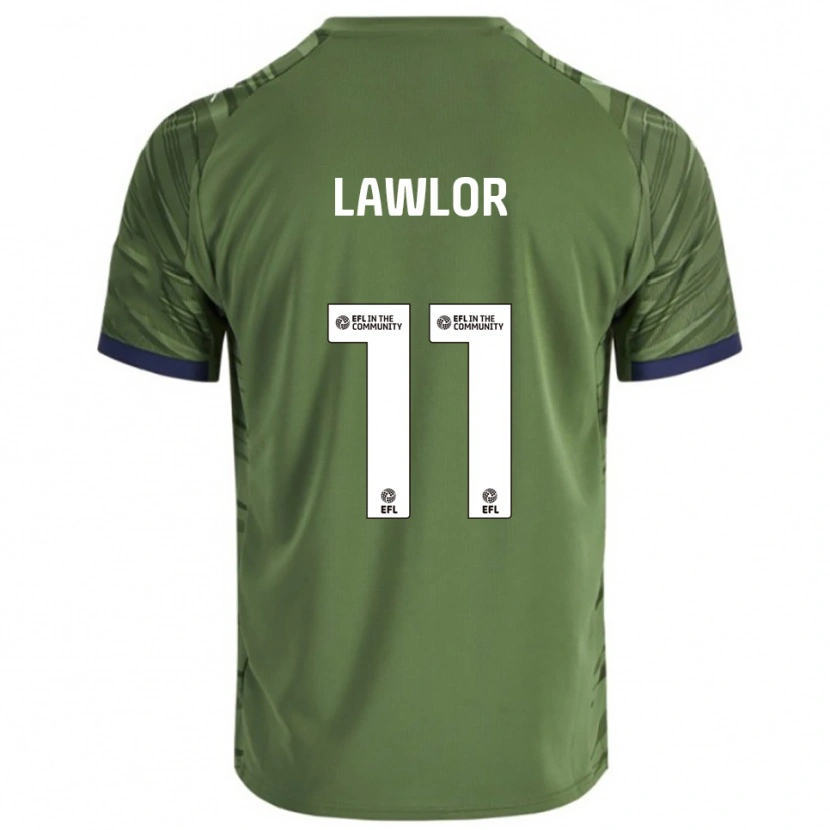 Danxen Kid Megan Lawlor #11 Green White Away Jersey 2025/26 T-Shirt