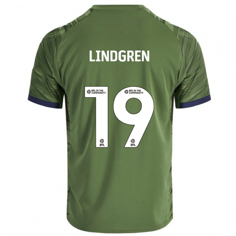 Danxen Kid Gustav Lindgren #19 Green White Away Jersey 2025/26 T-Shirt