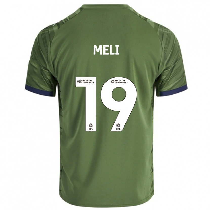 Danxen Kid Emily Meli #19 Green White Away Jersey 2025/26 T-Shirt
