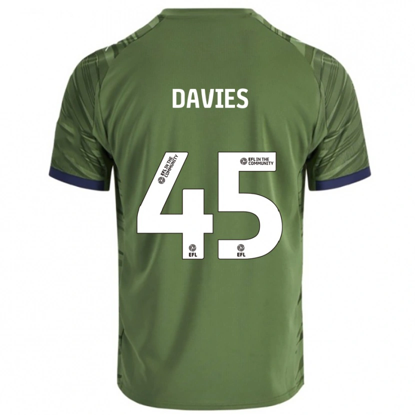 Danxen Kid Joe Davies #45 Green White Away Jersey 2025/26 T-Shirt