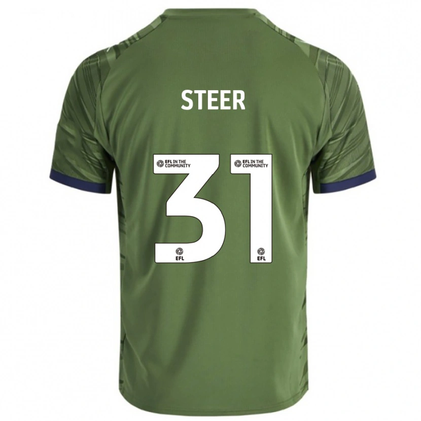 Danxen Kid Jed Steer #31 Green White Away Jersey 2025/26 T-Shirt