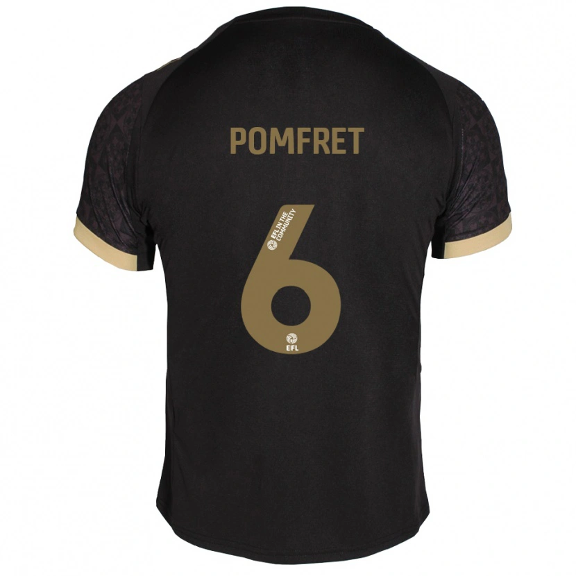 Danxen Kid Taya Pomfret #6 Black Gold Away Jersey 2025/26 T-Shirt