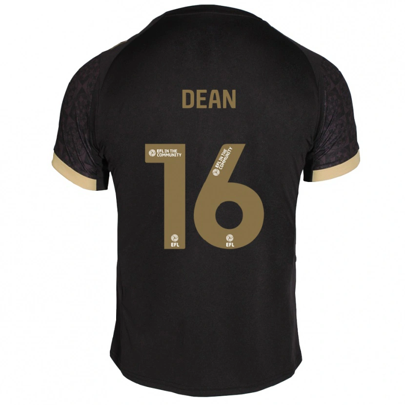 Danxen Kid Oscar Dean #16 Black Gold Away Jersey 2025/26 T-Shirt