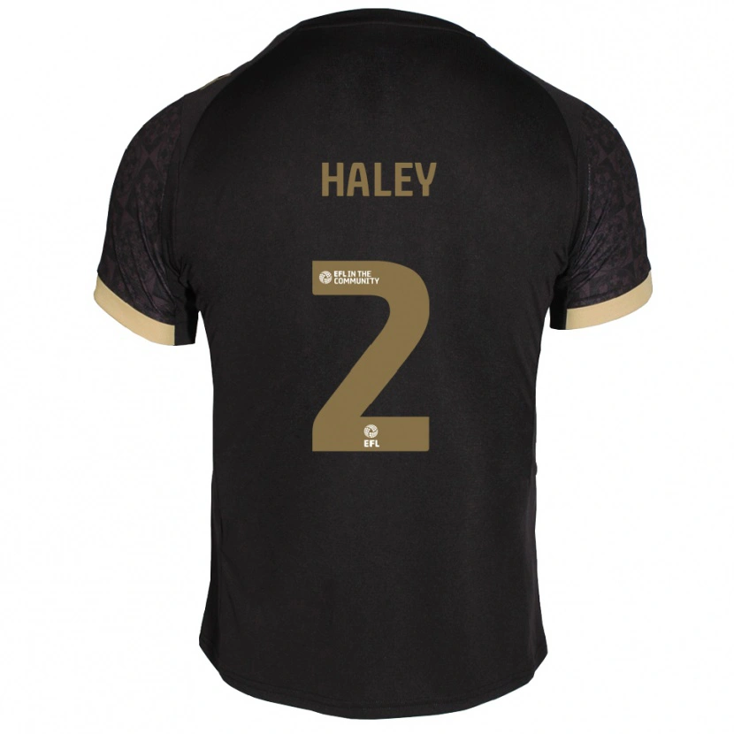 Danxen Kid Toby Haley #2 Black Gold Away Jersey 2025/26 T-Shirt