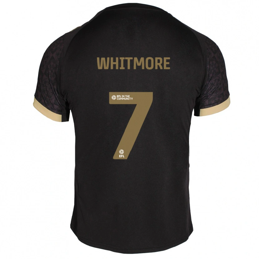 Danxen Kid Charlotte Whitmore #7 Black Gold Away Jersey 2025/26 T-Shirt