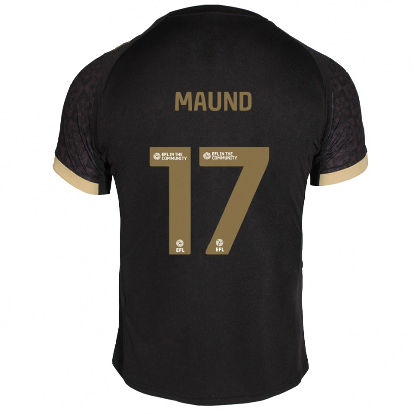 Danxen Kid Frankie Maund #17 Black Gold Away Jersey 2025/26 T-Shirt