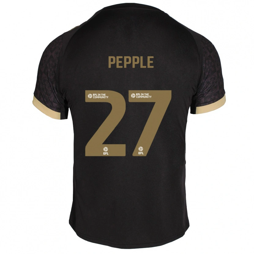 Danxen Kid Aribim Pepple #27 Black Gold Away Jersey 2025/26 T-Shirt