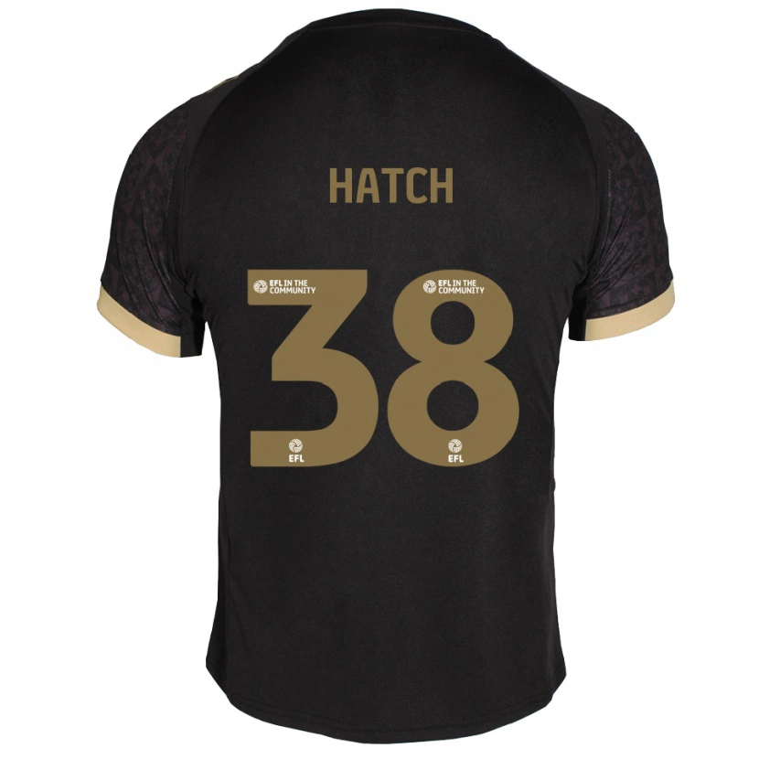 Danxen Kid Joseph Hatch #38 Black Gold Away Jersey 2025/26 T-Shirt