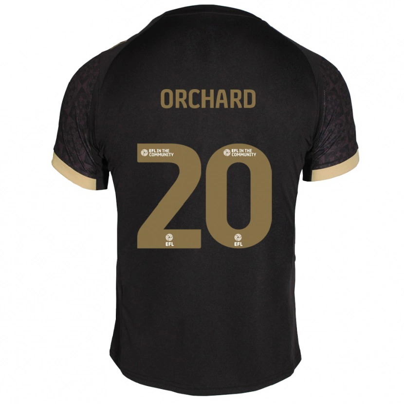 Danxen Kid Fern Orchard #20 Black Gold Away Jersey 2025/26 T-Shirt