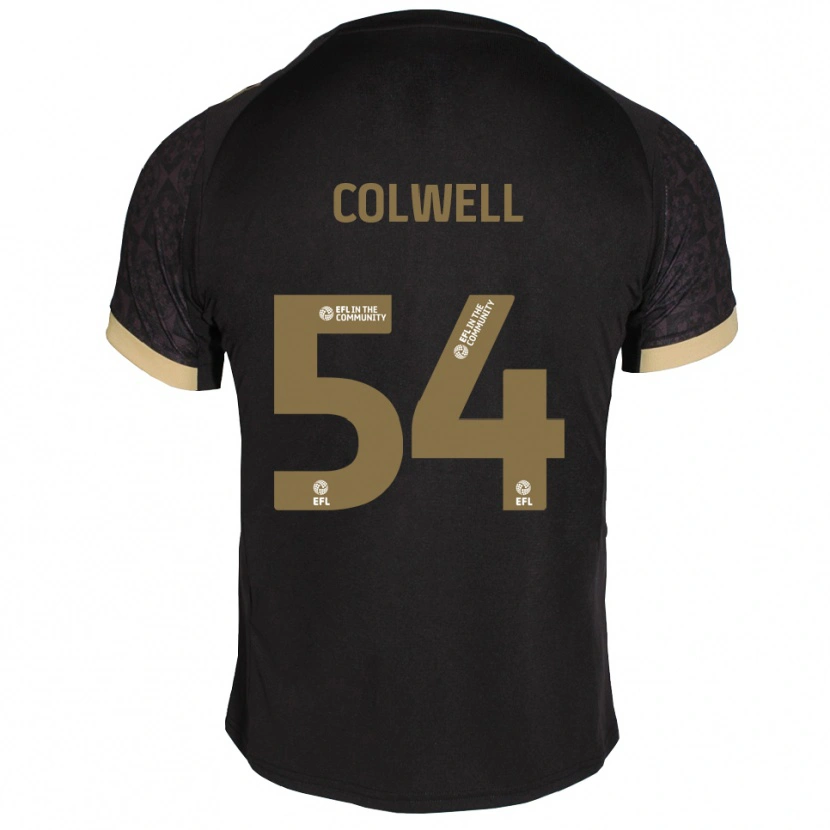 Danxen Kid Lewis Colwell #54 Black Gold Away Jersey 2025/26 T-Shirt
