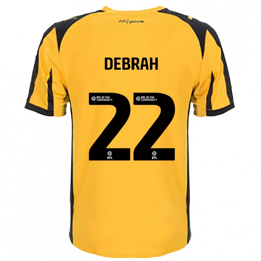 Danxen Kid Jesse Debrah #22 Orange Black Away Jersey 2025/26 T-Shirt