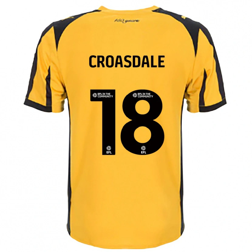 Danxen Kid Ryan Croasdale #18 Orange Black Away Jersey 2025/26 T-Shirt