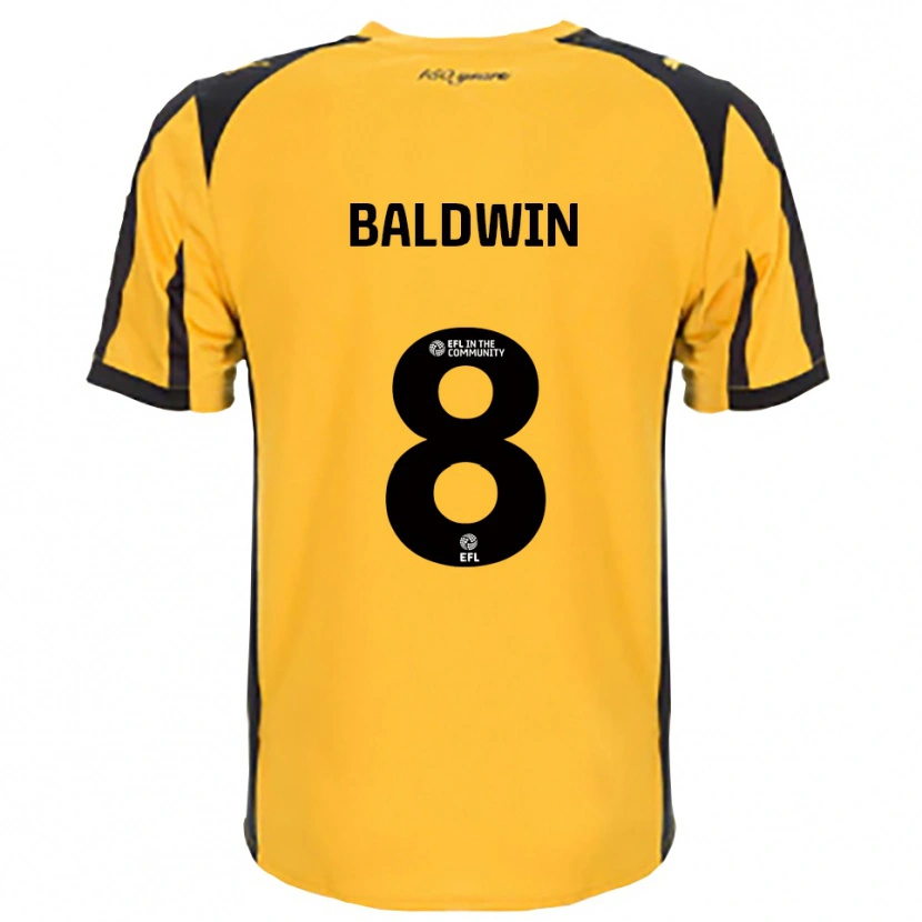 Danxen Kid Meg Baldwin #8 Orange Black Away Jersey 2025/26 T-Shirt