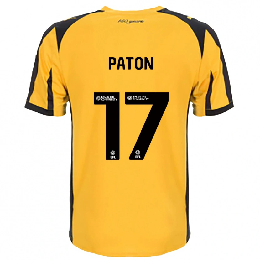 Danxen Kid Ruari Paton #17 Orange Black Away Jersey 2025/26 T-Shirt