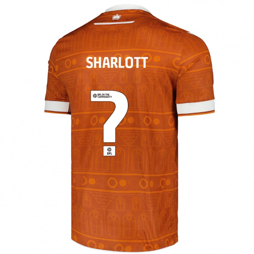 Danxen Kid James Sharlott #0 Orange White Away Jersey 2025/26 T-Shirt
