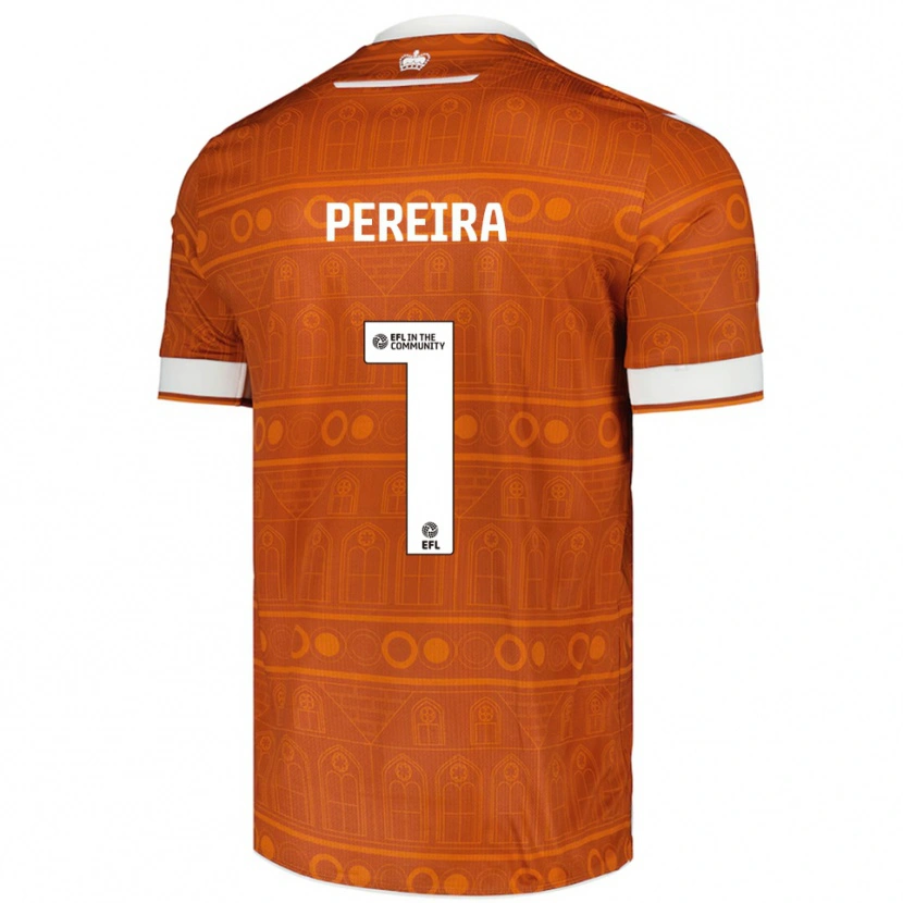 Danxen Kid Joel Pereira #1 Orange White Away Jersey 2025/26 T-Shirt