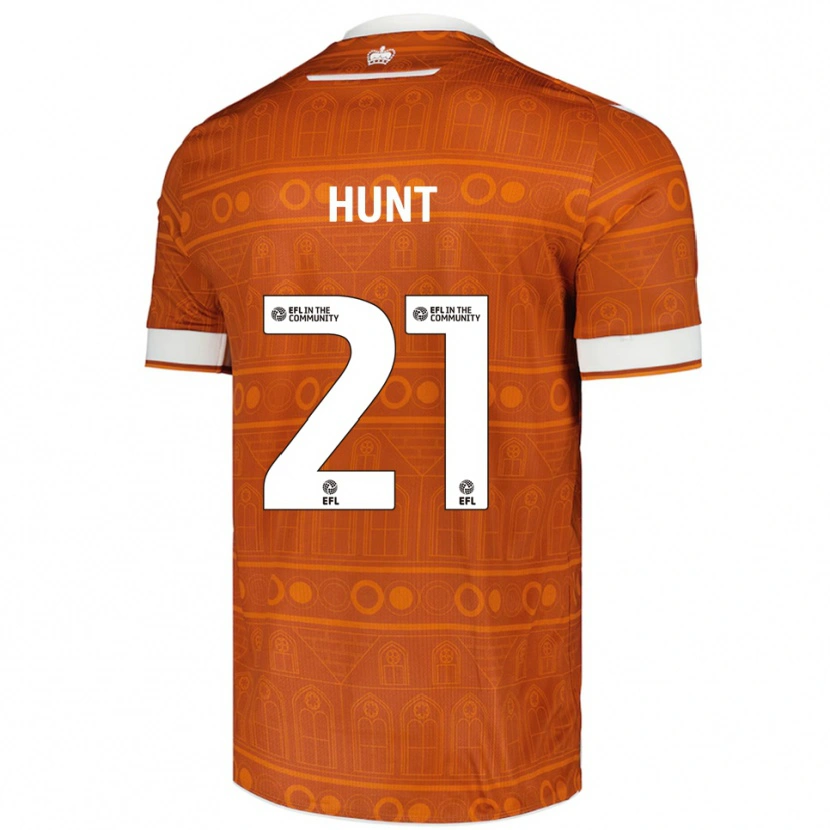 Danxen Kid Mae Hunt #21 Orange White Away Jersey 2025/26 T-Shirt