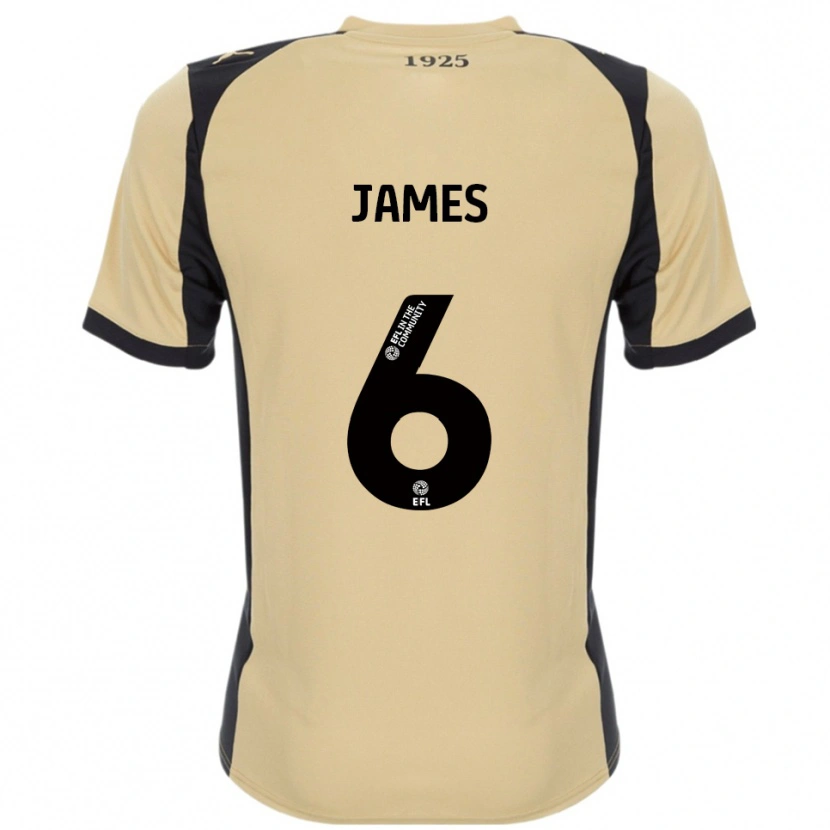 Danxen Kid Reece James #6 Gold Black Away Jersey 2025/26 T-Shirt