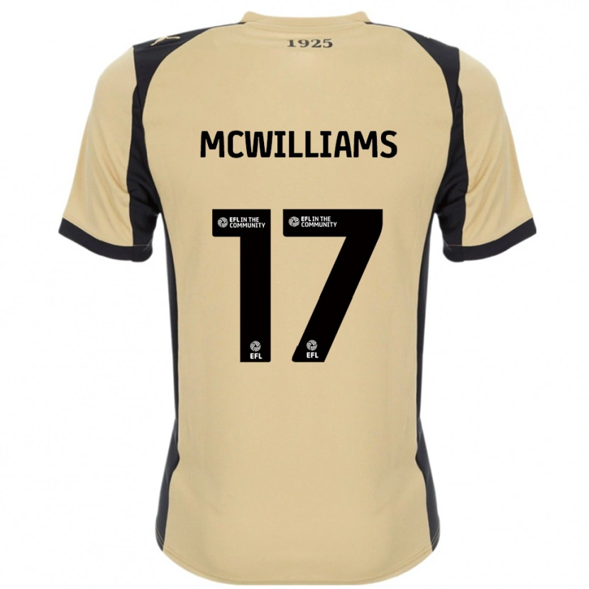 Danxen Kid Shaun Mcwilliams #17 Gold Black Away Jersey 2025/26 T-Shirt