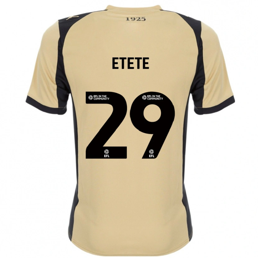Danxen Kid Kion Etete #29 Gold Black Away Jersey 2025/26 T-Shirt