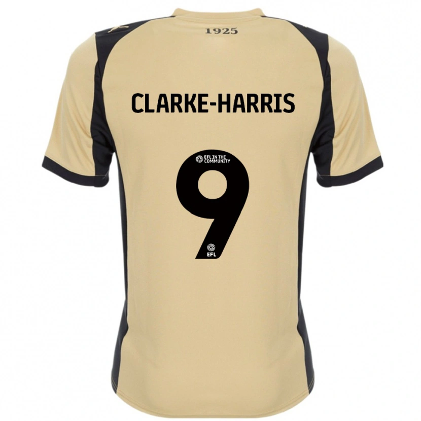 Danxen Kid Jonson Clarke-Harris #9 Gold Black Away Jersey 2025/26 T-Shirt