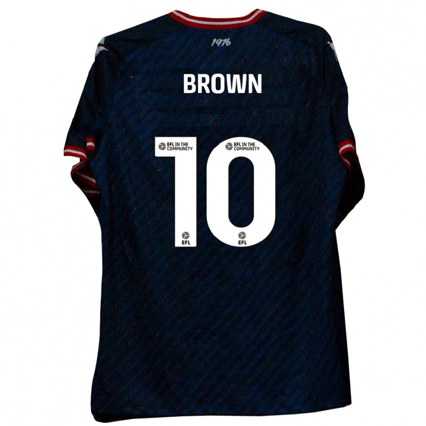 Danxen Kid Lenny Brown #10 Navy Red Away Jersey 2025/26 T-Shirt