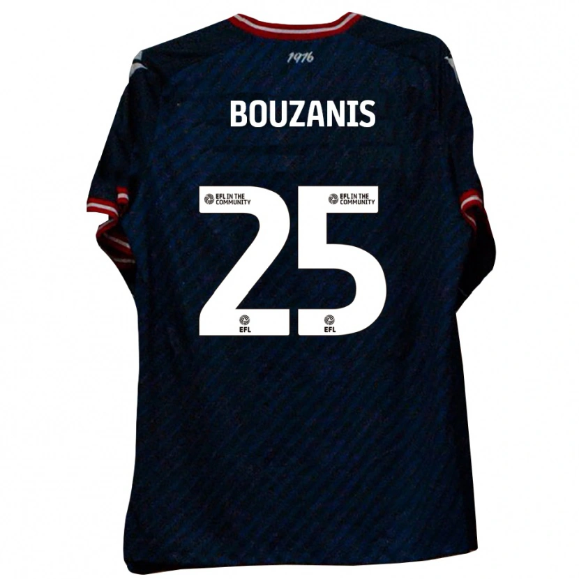 Danxen Kid Dean Bouzanis #25 Navy Red Away Jersey 2025/26 T-Shirt