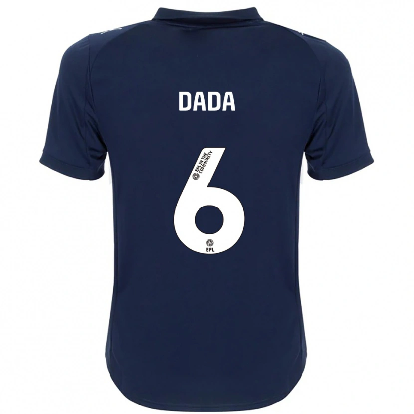 Danxen Kid Niniola Dada #6 Navy White Away Jersey 2025/26 T-Shirt