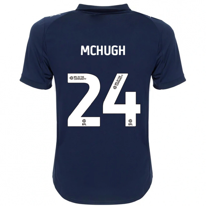 Danxen Kid Harry Mchugh #24 Navy White Away Jersey 2025/26 T-Shirt