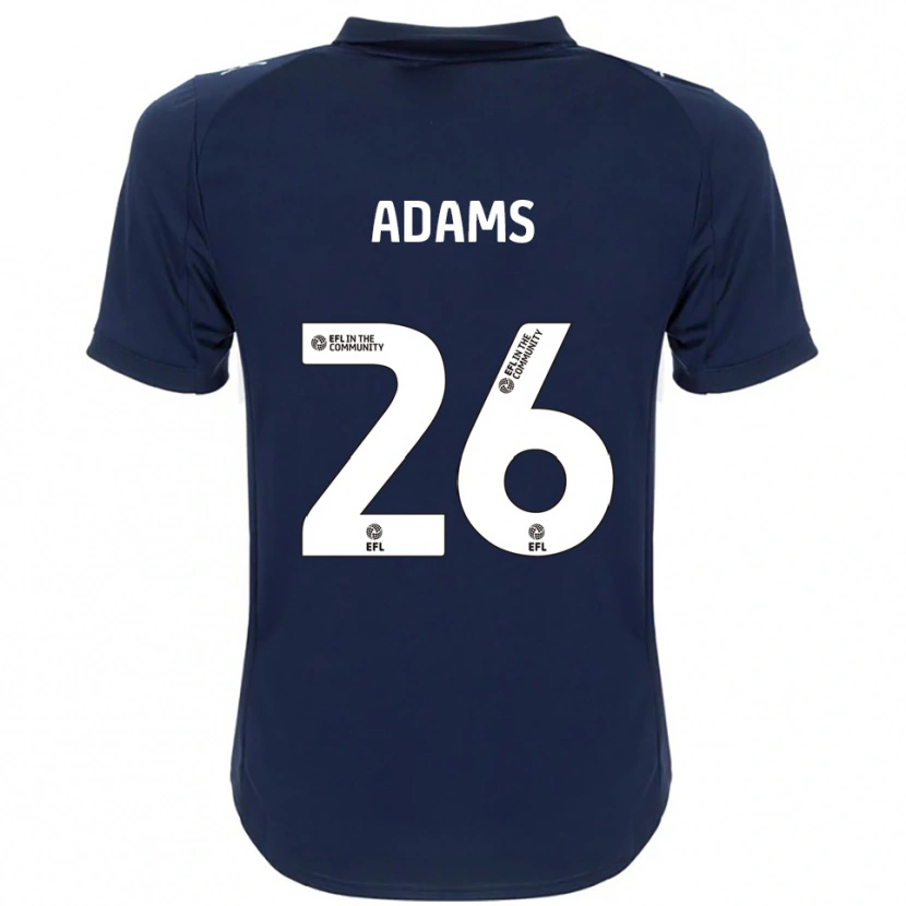 Danxen Kid Joe Adams #26 Navy White Away Jersey 2025/26 T-Shirt