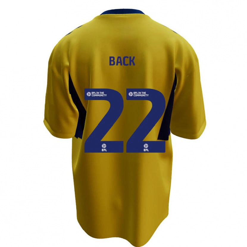Danxen Kid Fin Back #22 Yellow Blue Away Jersey 2025/26 T-Shirt