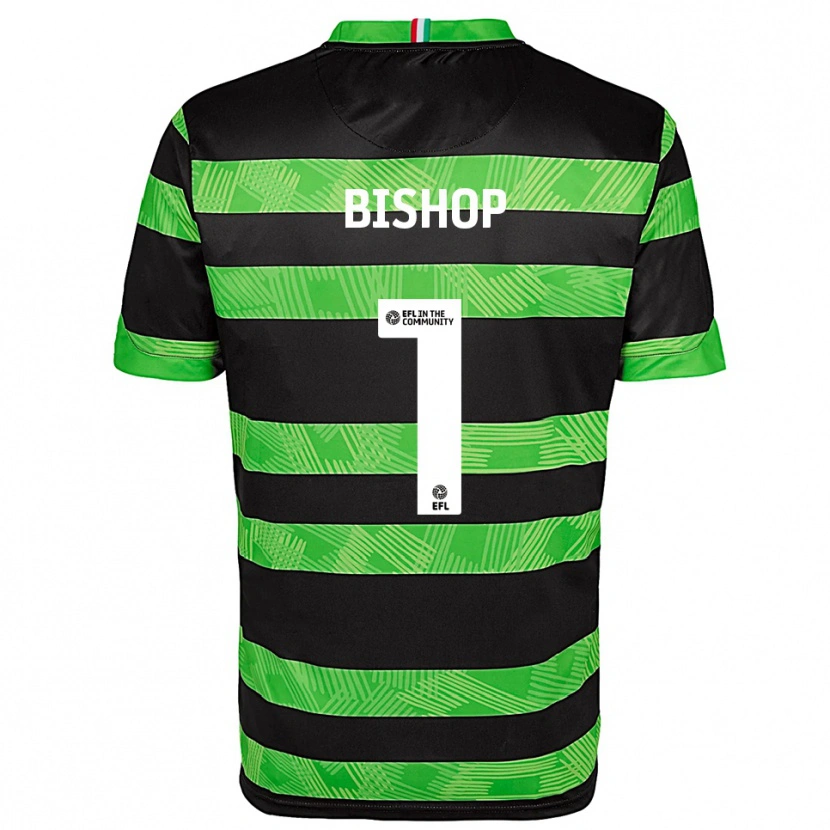 Danxen Kid Nathan Bishop #1 Black Green Away Jersey 2025/26 T-Shirt