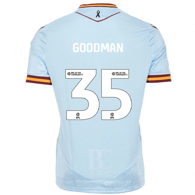 Danxen Kid George Goodman #35 Sky Blue Away Jersey 2025/26 T-Shirt