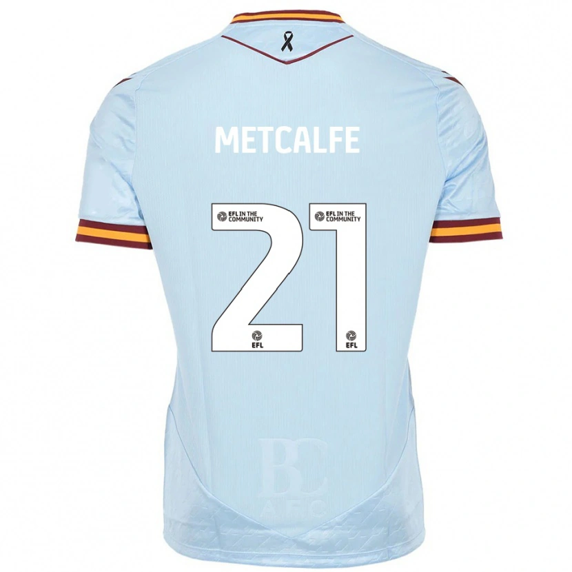 Danxen Kid Jenson Metcalfe #21 Sky Blue Away Jersey 2025/26 T-Shirt