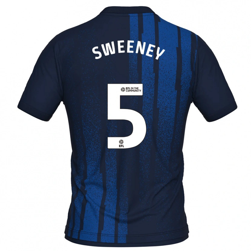 Danxen Kid Ryan Sweeney #5 Navy White Away Jersey 2025/26 T-Shirt
